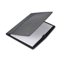 Wilson Jones Padfolio/Sorter, Polypropylene, Clear Tab Dividers, Black (55764) Wilson Jones Padfolio/Sorter, Polypropylene, Clear Tab Dividers, Black (55764)