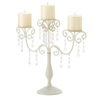 Gifts & Decor Ivory Candelabra Wedding Gift Centerpiece Candle Holder Gifts & Decor Ivory Candelabra Wedding Gift Centerpiece Candle Holder