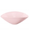 Celebrated chef and writer Sophie Conran introduces dinnerware designed for every step of the meal, from oven to table. A ribbed texture gives this pink Portmeirion salad bowl the charm of traditional hand-thrown pottery.