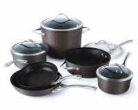 Calphalon Contemporary 10-Piece Bronze Anodized Edition Nonstick Cookware Set Calphalon Contemporary 10-Piece Bronze Anodized Edition Nonstick Cookware Set
