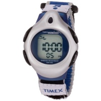 Timex Kids' T71962 IronKids Digital Blue Fast Wrap Velcro Strap Watch Timex Kids' T71962 IronKids Digital Blue Fast Wrap Velcro Strap Watch