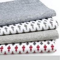 BAR III, IKAT Red and Grey dots Standard Pillowcases BAR III, IKAT Red and Grey dots Standard Pillowcases