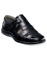 If you need a sporty, smooth complement to your spring and summer wardrobes, then slide right into these fisherman men's sandals from Stacy Adams. If you need a sporty, smooth complement to your spring and summer wardrobes, then slide right into these fisherman men's sandals from Stacy Adams.