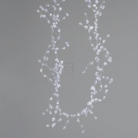 Kurt Adler 6' Plastic Ice Wire Clear Garland Kurt Adler 6' Plastic Ice Wire Clear Garland