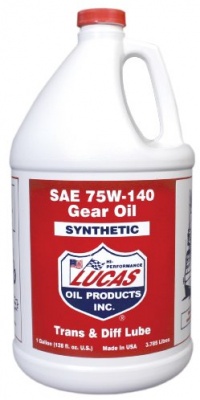 Lucas 10122 75/140 Synthetic Gear Oil - 1 Gallon Lucas 10122 75/140 Synthetic Gear Oil - 1 Gallon