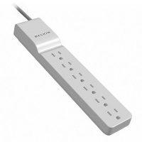 Belkin 6-Outlet Home/Office Surge Protector with 2.5 feet Cord Belkin 6-Outlet Home/Office Surge Protector with 2.5 feet Cord