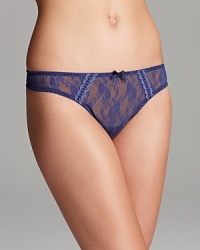 With vintage-inspired lace tulle and ribbon trim, Cosabella's low-rise thong is oh-so-romantic. Style #WHISP0321. With vintage-inspired lace tulle and ribbon trim, Cosabella's low-rise thong is oh-so-romantic. Style #WHISP0321.