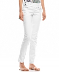 Make Style&co.'s petite white skinny jeans a summer staple! Pair with your favorite sandals for a complete look. Make Style&co.'s petite white skinny jeans a summer staple! Pair with your favorite sandals for a complete look.