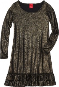 Ella Moss Girls 7-16 Aurora Dress, Black, 7/8 Ella Moss Girls 7-16 Aurora Dress, Black, 7/8