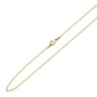 14K Two-Tone Gold 1.5mm Gucci Mariner Link Chain Necklace 18 W/ Spring-Ring 14K Two-Tone Gold 1.5mm Gucci Mariner Link Chain Necklace 18 W/ Spring-Ring