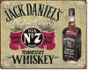 Jack Daniels - Hand Made tin sign 16 x 12.5 , 16x12