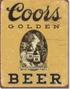 COORS Golden Vintage Tin Sign , 12x16