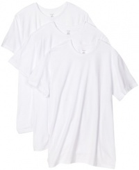 Calvin Klein Men's Basic Crew Neck T-Shirt, White, Medium, 3-Pack Calvin Klein Men's Basic Crew Neck T-Shirt, White, Medium, 3-Pack