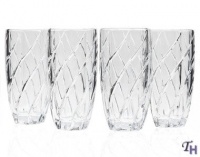 Godinger Crosswinds 10 oz. Highballs - Set of 4 Godinger Crosswinds 10 oz. Highballs - Set of 4