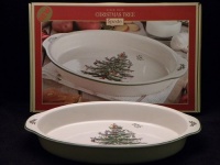 Spode Christmas Tree Au Gratin Dish 14-Inch Spode Christmas Tree Au Gratin Dish 14-Inch