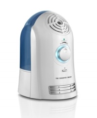 Experience deep sleep. Ultrasonic technology guarantees a virtually silent operation that pumps in fresh air for a refreshing slumber. The easy-fill 1 gallon tank runs up to 24 hours before refill is necessary and shuts off automatically when empty, so you can rest even easier. 1-year limited warranty. Model EV-HD10. Experience deep sleep. Ultrasonic technology guarantees a virtually silent operation that pumps in fresh air for a refreshing slumber. The easy-fill 1 gallon tank runs up to 24 hours before refill is necessary and shuts off automatically when empty, so you can rest even easier. 1-year limited warranty. Model EV-HD10.