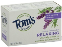 Tom's of Maine Moisturizing Bar Relaxing, 4-Ounces Bars (Pack of 6) Tom's of Maine Moisturizing Bar Relaxing, 4-Ounces Bars (Pack of 6)
