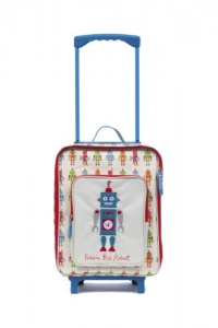 Pink Lining Wheelie Case - Robbie the Robot Pink Lining Wheelie Case - Robbie the Robot