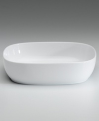 A sleek look for everyday sides and salads. Coordinate this beautiful coupe serving bowl with the rest of the softly rounded white dinnerware and dishes collection from Denby. A sleek look for everyday sides and salads. Coordinate this beautiful coupe serving bowl with the rest of the softly rounded white dinnerware and dishes collection from Denby.
