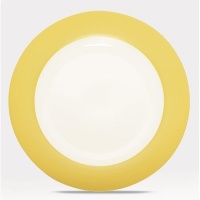 Noritake Colorwave Mustard Rim Dinner Plate Noritake Colorwave Mustard Rim Dinner Plate