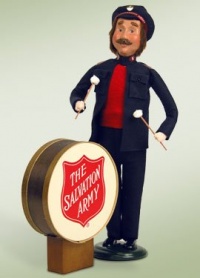 Byers' Choice Salvation Army - Man with Drum Byers' Choice Salvation Army - Man with Drum