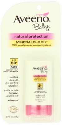 Aveeno Sun Natural Protection Baby SPF 50 Stick, 0.5 Ounce