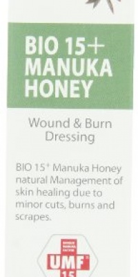 UMF 15+ Manuka Honey Wound and Burn Dressing, 2-Ounce Tubes (Pack of 2) UMF 15+ Manuka Honey Wound and Burn Dressing, 2-Ounce Tubes (Pack of 2)