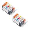 Sophia Global Compatible Ink Cartridge Replacement for Canon CLI-226 (2 Cyan, 2 Magenta, 2 Yellow)