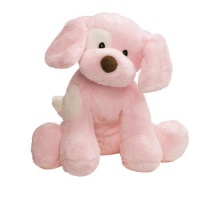 Gund Baby Spunky Plush Puppy Toy, Small, Pink Gund Baby Spunky Plush Puppy Toy, Small, Pink