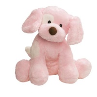 Gund Baby Spunky Plush Puppy Toy, Small, Pink