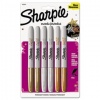 Sharpie Metallic Fine Point Permanent Markers, 6 Markers, Colored (1829201)