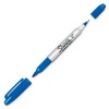 Sharpie Twin Tip Fine Point and Ultra Fine Point Permanent Markers, 12 Blue Markers (32003)