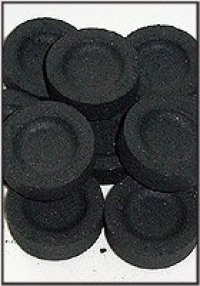Charcoal for Incense: Pack of 10 Rounds (33mm) Charcoal for Incense: Pack of 10 Rounds (33mm)