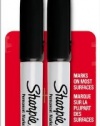 Sharpie Twin Tip Fine Point and Ultra Fine Point Permanent Markers, 2 Black Markers (32162PP)