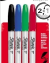 Sharpie Twin Tip Fine Point and Ultra Fine Point Permanent Markers, 4 Colored Markers (32174PP)