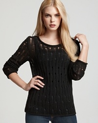 MICHAEL Michael Kors Open Mesh Knit Sweater MICHAEL Michael Kors Open Mesh Knit Sweater