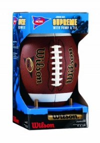 Wilson NCAA Supreme W/Pump & Tee (Junior) Football Wilson NCAA Supreme W/Pump & Tee (Junior) Football