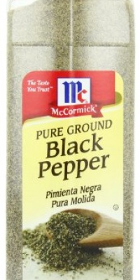 McCormick Pure Ground Black Pepper, 18-Ounce McCormick Pure Ground Black Pepper, 18-Ounce