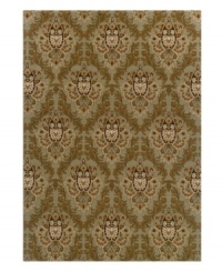 Intricate florals blossom with unsurpassed beauty on a lush green background. This area rug from Sphinx is meticulously styled in pure Axminster wool, machine made to maintain the luxurious softness and exquisite texture of the finest museum-quality rugs. Intricate florals blossom with unsurpassed beauty on a lush green background. This area rug from Sphinx is meticulously styled in pure Axminster wool, machine made to maintain the luxurious softness and exquisite texture of the finest museum-quality rugs.