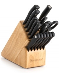 Get straight to the point. The Wusthof Silverpoint II cutlery set is designed for the well-informed cook, crafted to deliver superb sharpness and exceptional precision day in and day out. Each blade is laser-cut from a high-carbon, stain-resistant alloy, then laser-tested to exacting standards. Lifetime warranty. Get straight to the point. The Wusthof Silverpoint II cutlery set is designed for the well-informed cook, crafted to deliver superb sharpness and exceptional precision day in and day out. Each blade is laser-cut from a high-carbon, stain-resistant alloy, then laser-tested to exacting standards. Lifetime warranty.