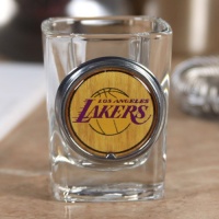 Los Angeles Lakers Square Shot Glass - 2 oz. Los Angeles Lakers Square Shot Glass - 2 oz.