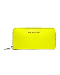 Michael Kors Continental Wallet Neon Yellow Michael Kors Continental Wallet Neon Yellow