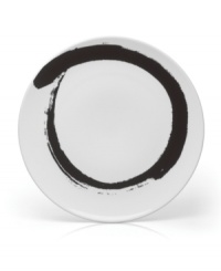 A true work of art. Mikasa's bold Brushstroke motif adorns this sleek yet sturdy charger plate, turning any meal into a true masterpiece. A true work of art. Mikasa's bold Brushstroke motif adorns this sleek yet sturdy charger plate, turning any meal into a true masterpiece.