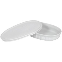 CorningWare French White 23-Ounce Oval Dish CorningWare French White 23-Ounce Oval Dish