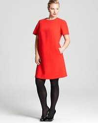 Embrace this season's minimalist vision as impeccable tailoring and sleek styling craft an essential Jones New York Collection Plus dress. Embrace this season's minimalist vision as impeccable tailoring and sleek styling craft an essential Jones New York Collection Plus dress.