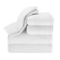 Kassatex SLH-256-W Hotelier Towel Set, White Kassatex SLH-256-W Hotelier Towel Set, White