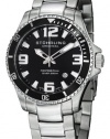 Stuhrling Original Men's 395.33B11 Aquadiver Regatta Champion Professional Diver Swiss Quartz Date Black Bezel Watch