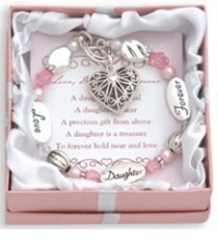 Love Daughter Forever Expressively Yours Bracelet Gift Boxed Love Daughter Forever Expressively Yours Bracelet Gift Boxed