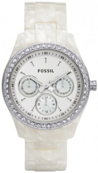 Fossil ES2790 Stella Resin Watch - Pearlized White Fossil ES2790 Stella Resin Watch - Pearlized White