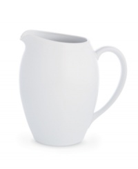 Full of possibilities, this ultra-versatile pitcher from Noritake's collection of Colorwave white dinnerware is half glossy, half matte and entirely timeless in durable stoneware. Mix and match with square shapes or any of the other Colorwave shades. Full of possibilities, this ultra-versatile pitcher from Noritake's collection of Colorwave white dinnerware is half glossy, half matte and entirely timeless in durable stoneware. Mix and match with square shapes or any of the other Colorwave shades.